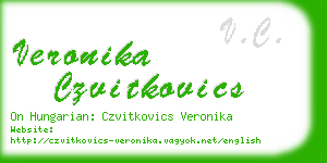 veronika czvitkovics business card